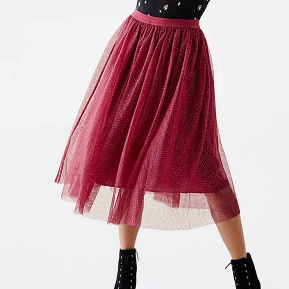 Matilda Jane Red A-Line Skirt - Picture 4 of 5